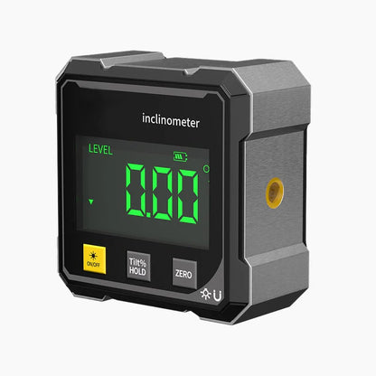 Professional tools 4-Side Magnetic Digital Angle Gauge with Laser