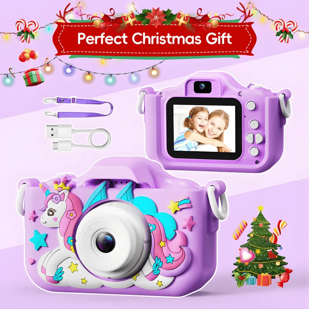🎨 Kids Digital Camera – Outdoor Adventure Camera for 3-8 Years Old with Games & HD Quality
