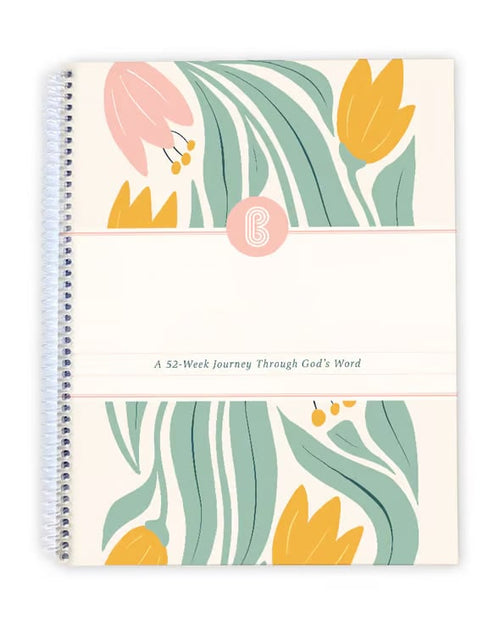 💥Big sale💥📖A Bible Study in One Year - 52-Week Study, A 365-Day Spiritual Journey with Daily Prayer and Notes– Christian Workbook Journal Personalize Bible