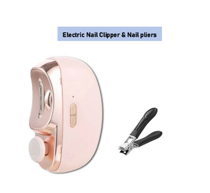 🎁2025 Hot Sale 🔥2 in 1 Automatic Electric Nail Clipper with Polishing【Safe and convenient】