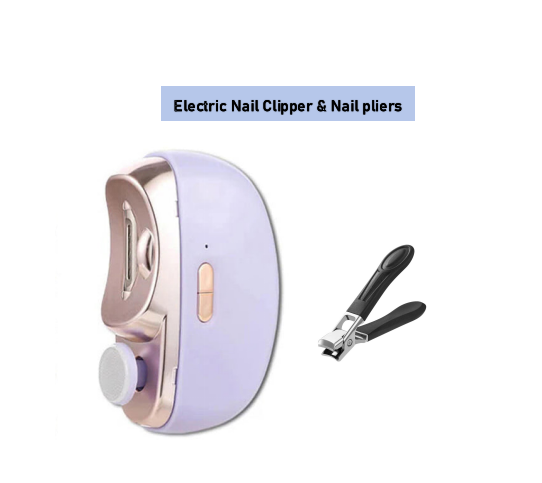 🎁2025 Hot Sale 🔥2 in 1 Automatic Electric Nail Clipper with Polishing【Safe and convenient】